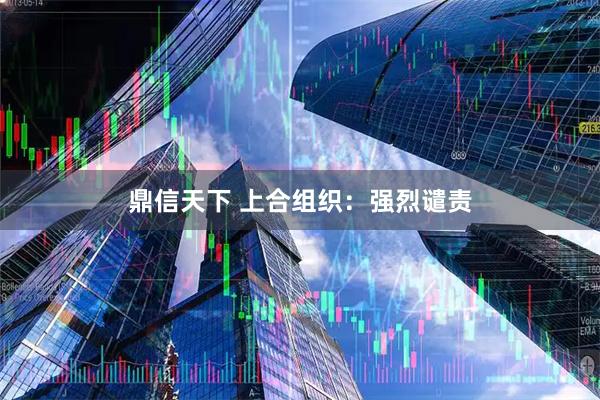 鼎信天下 上合组织：强烈谴责
